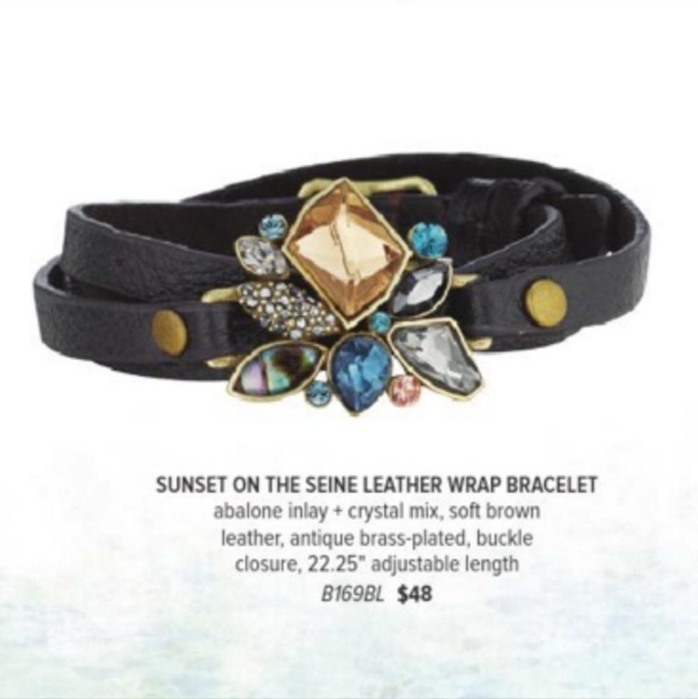 New Sunset On The Seine Wrap Bracelet